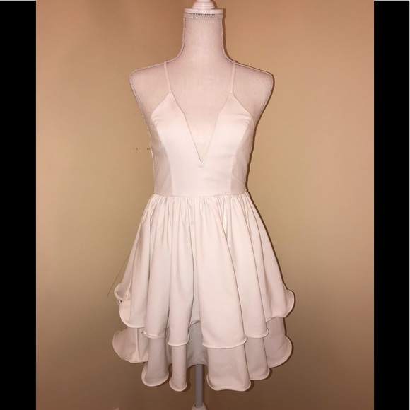 Cocktail Dress with Tiered Skirt